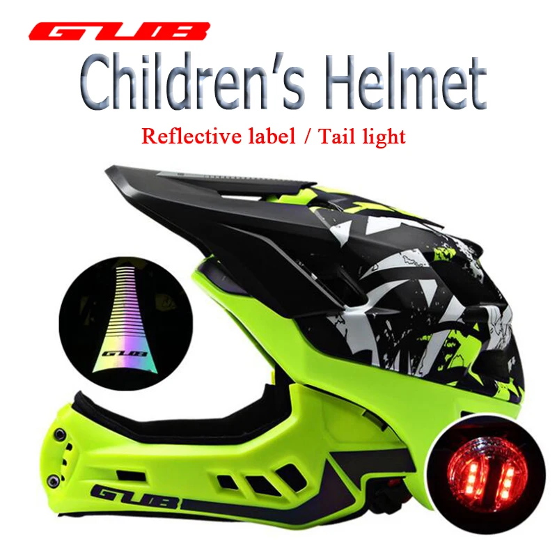 

GUB FF Kid's Helmet With Taillight EPS+PC Cool Breathable Bicycle Helmet Solid Safety Equipments Sports Accessories 54-57cm