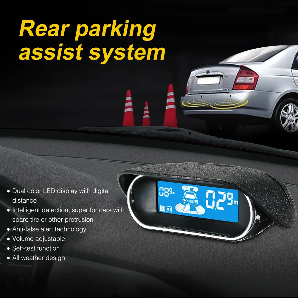 Buy Parking Sensors 6/8 Sensors Optional Electronics Cars Parking Assistance
