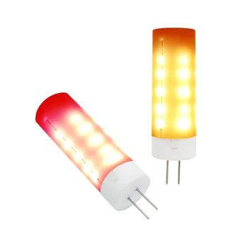 1 stks G4 AC DC 12 V LED Dynamische Vlam Effect Lamp Flickering SMD 2835 Emulatie Fire Nachtlampje Voor Thuis decoratie 1 stks G4 AC DC 12 V LED Dynamische Vlam Effect Lamp Flickering SMD 2835 Emulatie Fire Nachtlampje Voor Thuis decoratie