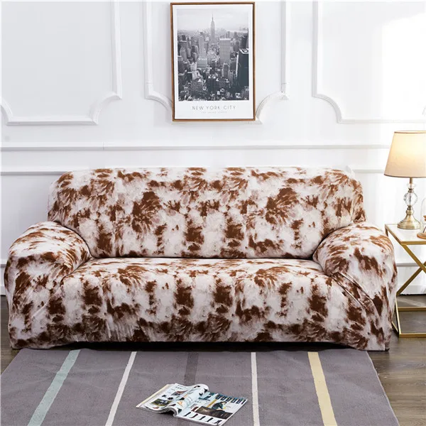 Натяжные Чехлы для дивана все включено нескользящий эластичный чехол для секционного дивана диван полотенце один/два/три/четыре-местный - Цвет: Color 6