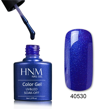 HNM чистый цвет 8 мл УФ светодиодный Гель-лак для ногтей Гибридный Гель-лак стойкий чистый лак для ногтей штамповка Гель-лак для ногтей эмаль - Цвет: 40530