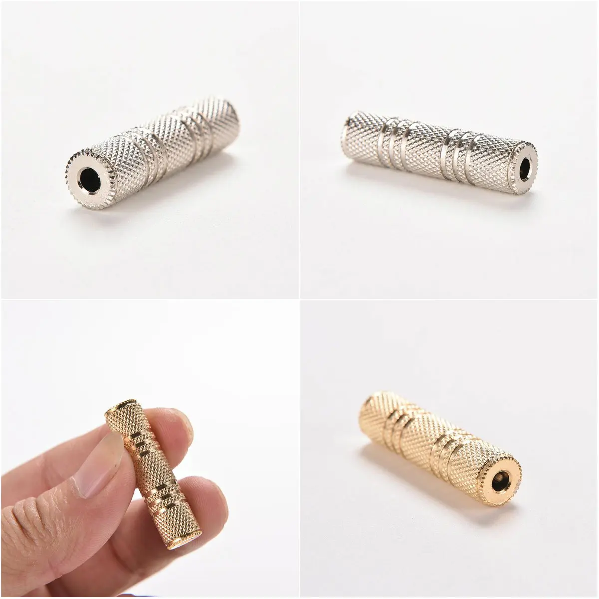 

1pc 3.5mm Female To Female Audio Adapter Connector Coupler Stereo F/F Extension