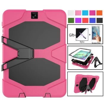 

For Tab S2 SM-T815 Kids Safe Shockproof Heavy Duty Silicone Hard Case Cover For Samsung Galaxy Tab S2 9.7 T810 T815 Fundas Capa