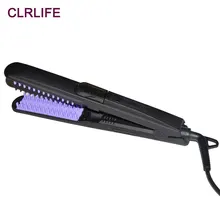 CLRLIFE ЖК-дисплей Профессиональный паровой выпрямитель для волос щетка быстро Steampod выпрямитель для волос с расчёской Электрический Выпрямитель для волос