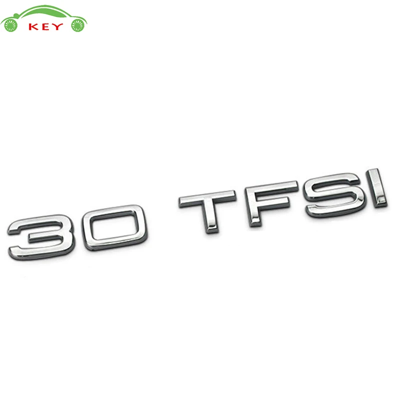Автомобильная наклейка для Audi 30 35 40 45 50 TFSI Q3 Q7 A4L A6L A8L Quattro TT парная металлическая