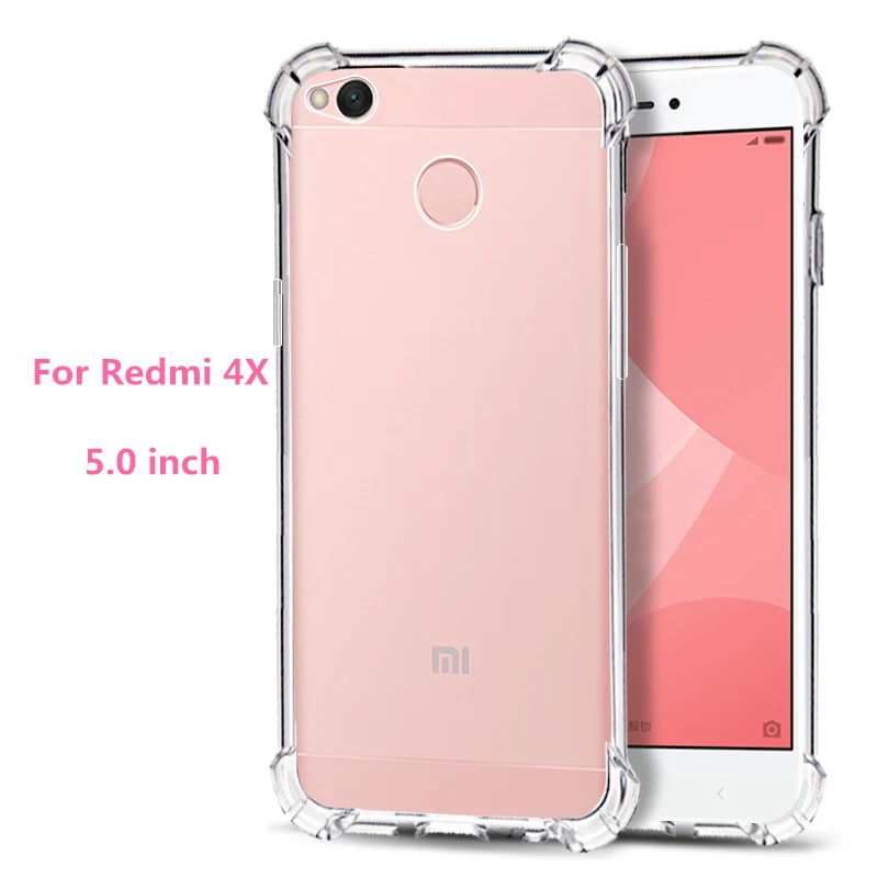 

For Redmi 4X Mobile Phone Shell Protective Cover Skin Soft Silicone MIUI 4a TPU Smartphone Case Cute Bags for red rice 4x 5 inch