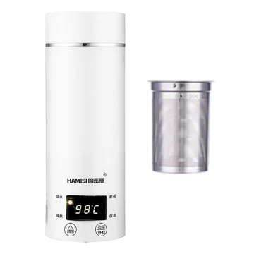 

Portable Miini Electric Kettle Water Thermal Heating Boiler Travel Stainless Steel Tea Pot Coffee Milk Boiling Cup 110V 220V