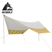 Hewolf Ultralight Sun Shelter 5 8 Person Outdoor Awning Tent Beach Pergola Canopy Tarp Large Camping Sunshelter Waterproof Tarp цена Hewolf Ultralight Sun Shelter 5 8 Person Outdoor Awning Tent Beach Pergola Canopy Tarp Large Camping Sunshelter Waterproof Tarp цены онлайн