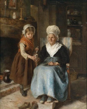 

Europe Style Artist Painted Figure Painting Hand Painted Canvas Oil Painting High Quality Hang Pictures No framed