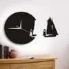 Yacht Leaving Wall Clock Modern Design Home Decor Sea Style Wall Watch The Sailing Boat Ship Clock Sailors Marines Gift 1
