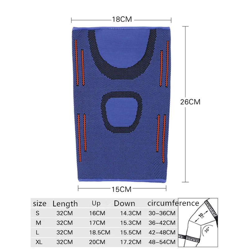 1 пара Для мужчин наколенники эластичный Спорт ног Поддержка Brace Обёрточная бумага протектор коленной гвардии для Баскетбол Бег Теннис Фитнес