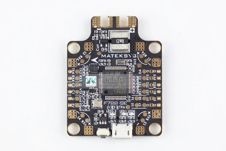 Новая система Matek F722-SE F7 двойной контроллер полета Gryo встроенный PDB OSD 5 В/2A BEC Датчик тока для FPV RC гоночных дронов запчасти