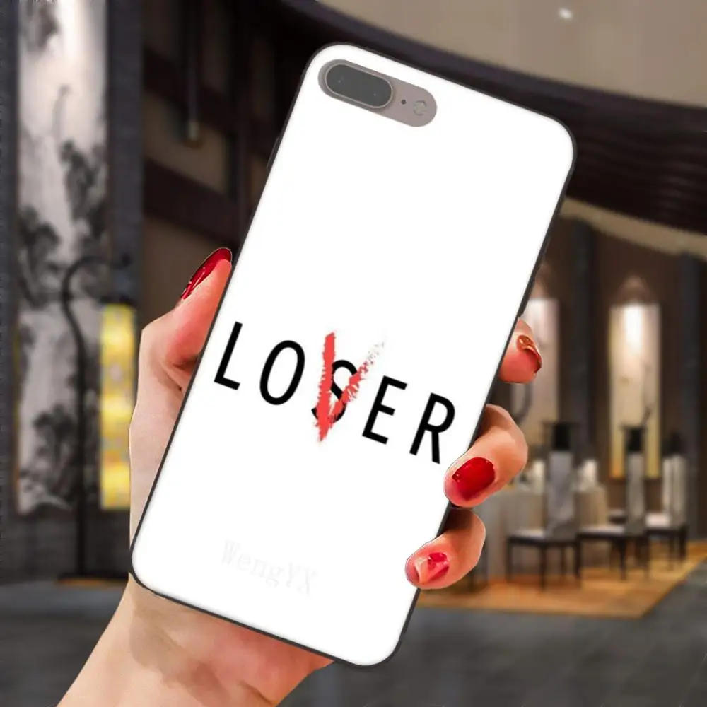 Забавные цитаты Loser Lover для Samsung Galaxy A3 A5 A6 A6s A7 A8 A9 Star Plus 2016 2017 2018 мягкие чехлы