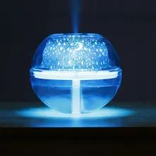 500 мл USB Хрустальный ночной Светильник увлажнитель воздуха с красочным Светодиодный светильник s Супер Бесшумный аромараспылитель диффузор для домашнего тумана