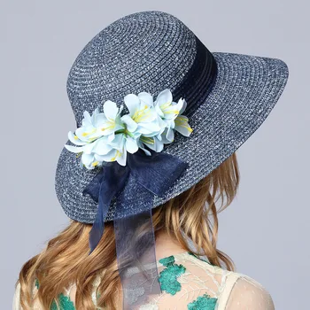 

Female New Style Summer Beach Hat Outdoor Leisure Traveling-Cap Ms Elegant Sun Cap Sand Bucket Hat