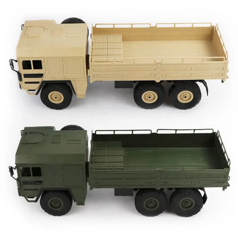 

JJRC Q64 1/16 2.4G 6WD Rc Car Military Truck Off-road Rock Crawler RTR Toy 6 Wheels Racing Toys For Children Kids Gifts