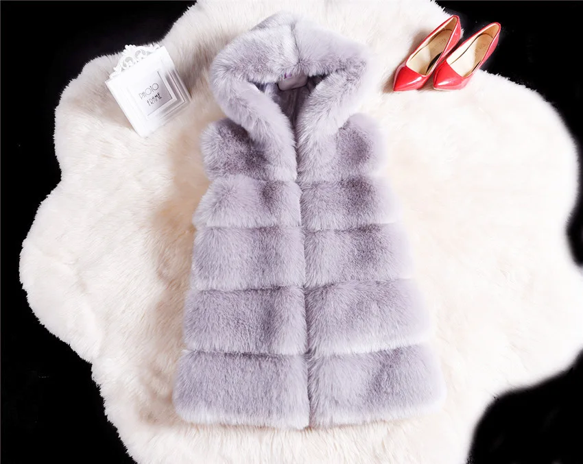 Модный женский меховой жилет из натурального Лисьего меха, зимняя теплая куртка, жилет для женщин PC012