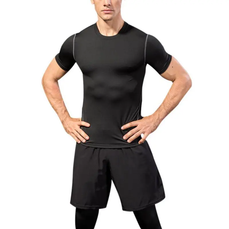 Для мужчин свободного покроя для Рубашки домашние с эластичной резинкой на талии, Быстросохнущие шорты для спортзалы фитнесс