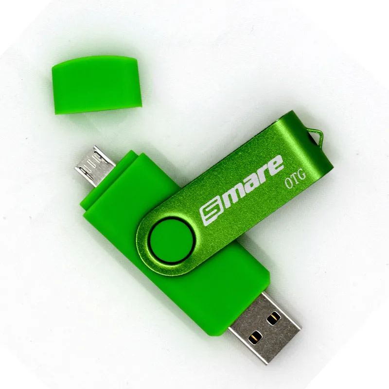 Smare XC OTG USB флеш-накопитель 128 Гб 64 ГБ 32 ГБ 16 ГБ флеш-накопитель смартфон ручка-накопитель флеш-диск USB 2,0 для смартфона - Цвет: Зеленый