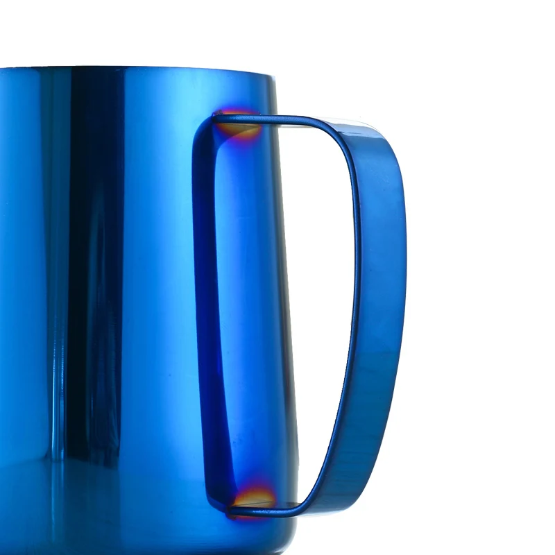 ROKENE нержавеющая сталь титан синий эспрессо кофе кувшин на кухне домашний кофе кувшин латте молоко вспенивание кувшин кофе инструменты