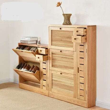 Shoe Cabinets Rack Rangement Chaussure Home Furniture Embly Shoe Cabinets Rack Rangement Chaussure Home Furniture Embly Solid Wood Shutter Organizer Organizador De