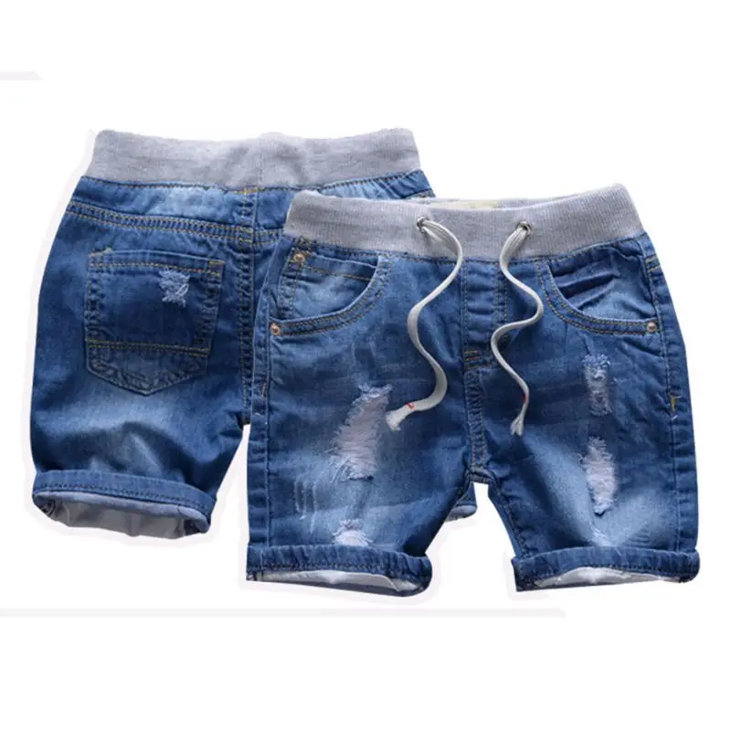 Jeans Shorts for Boy Summer Style Denim Boy’s Panties New Jeans Shorts for Children Girls Shorts 2-7Y 0686