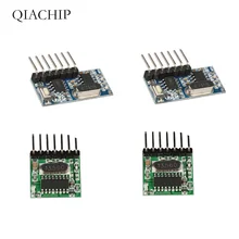 433 МГц Супергетеродинный радиочастотный беспроводной передатчик и модуль приемника с антенной пульт дистанционного управления для Arduino uno комплекты Z25