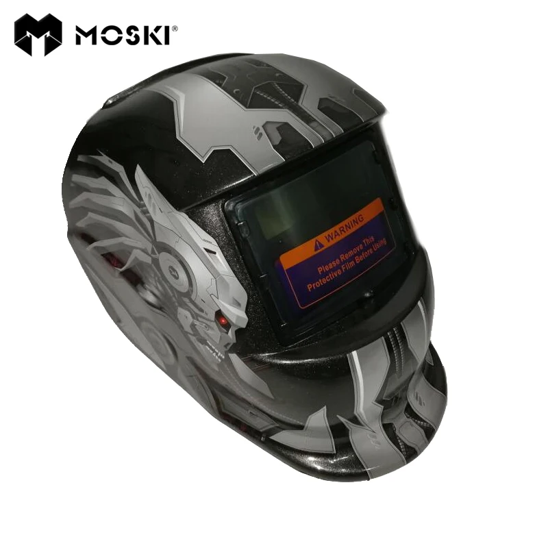 

MOSKI, Solar Auto Darkening MIG MMA Electric Welding Mask/Helmet/welder Cap/Welding Lens for Welding Machine