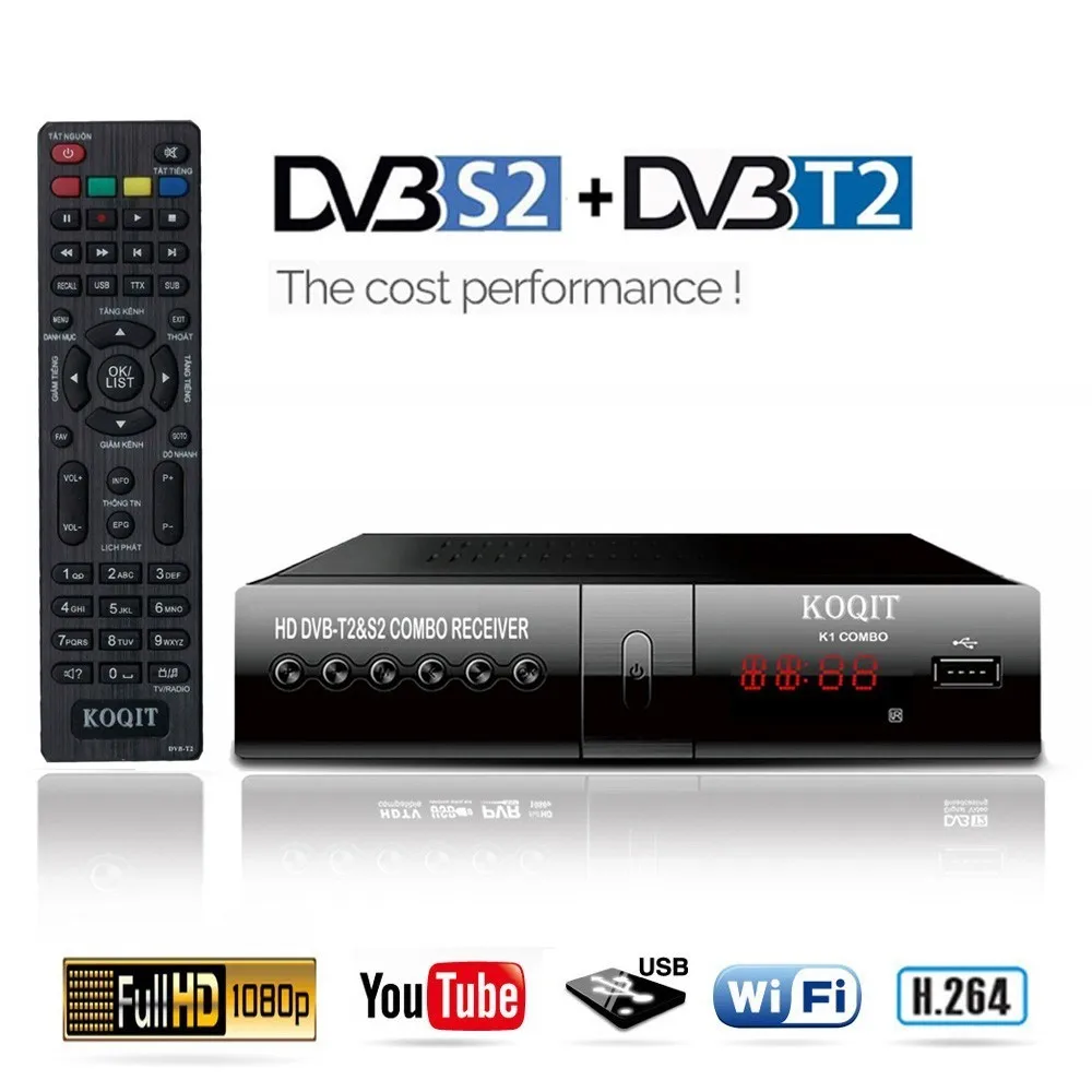  DVB-T2 Tuner Receiver HDMI HD 1080P DVB-S2 Satellite Receiver Decoder TV Box TV Tuner DVB T2 USB Wi