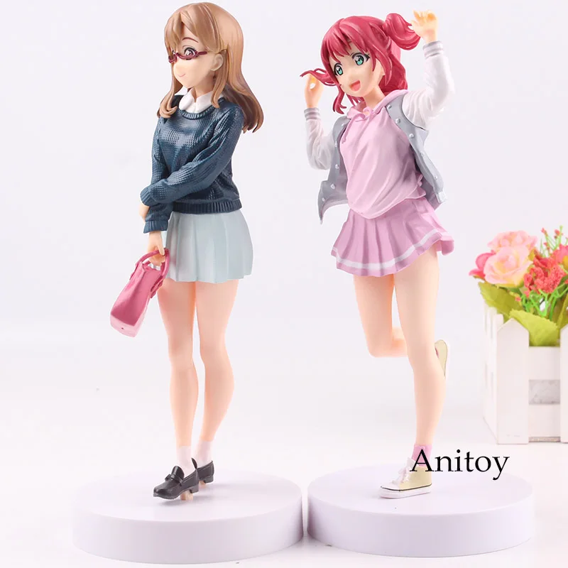 

EXQ Figure Anime Love Live School Idol Project Sunshine Kunikida Hanamaru Ruby Kurosawa PVC Figures Collection Model Toys Doll