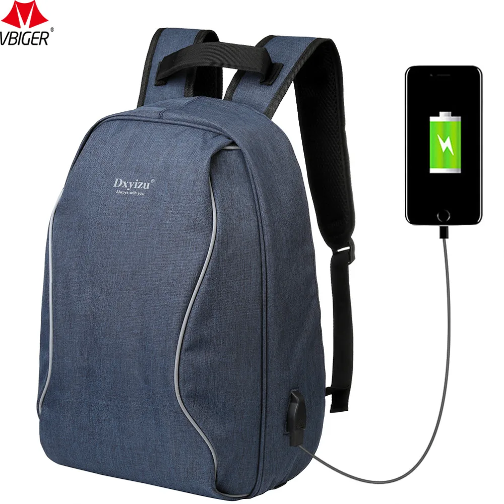 Vbiger Unisex Laptop Backpack School Shoulders Bag Practical Backpack