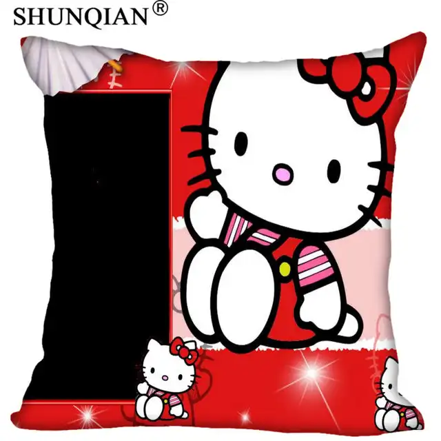 Buy New Custom Hello kitty Pillowcase zipper Two sides