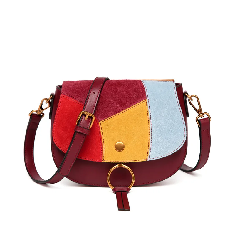 

JT1115-1 Wholesale 2017 female bag spring/summer female bag Dull Polish Leather Shoulder bag ladies handbags