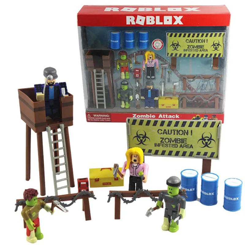 7 Sets Roblox Figure Jugetes 2018 7cm Pvc Game Figuras Roblox Boys Toys For Roblox Game - brandnew 6pcs legend of roblox with weapons and skateboard