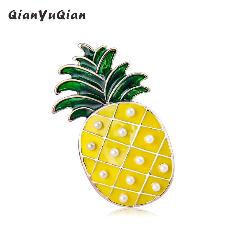 

Trendy Brooches Colorful Enamel Pineapple Shape Brooch Pins Fashion Cute gift for Children Women Jewelry Accesories Collar Pin