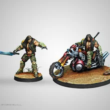 [Loong Way Miniatures] Corvus Belli Infinity 0493 kazym BEG, KUM CHIEFTAIN 32 мм Металлические Миниатюрные