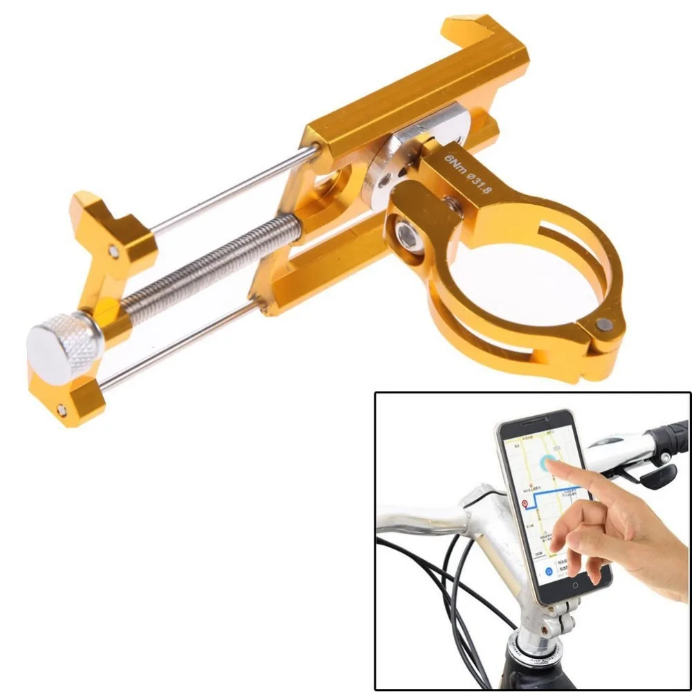 buy GUB 6063 Aluminum Alloy Metallic CNC djustable MTB Mountain Bike Bicycle Stand Smart Phone Speaker GPS Holder Mount Case