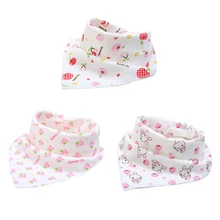 Детские нагрудники для мальчиков, бандана для девушки, водопоглощающий нагрудник, тканевый треугольник, хлопковый детский шарф, детские рождественские аксессуары