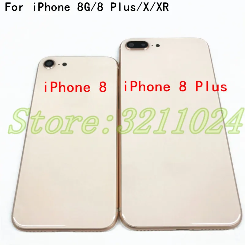 Для iphone 8 8G 4 7 '' / Plus P 5 5''/ X XR задняя средняя рамка Корпус Полный в сборе