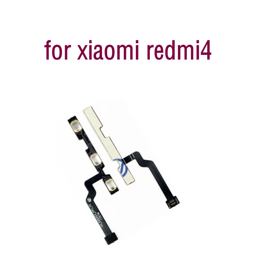 

new High quality Replacement Parts for xiaomi redmi4 redmi 4 On Off Volume Button Flex cable Smartphone