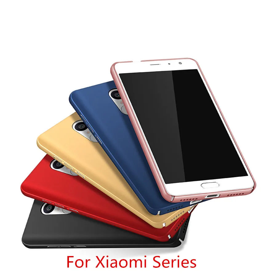 Plastic Matte Case For Xiaomi Redmi Note 4 Full Cover Shockproof Cases Luxury Hard 4X Phone | Мобильные телефоны и