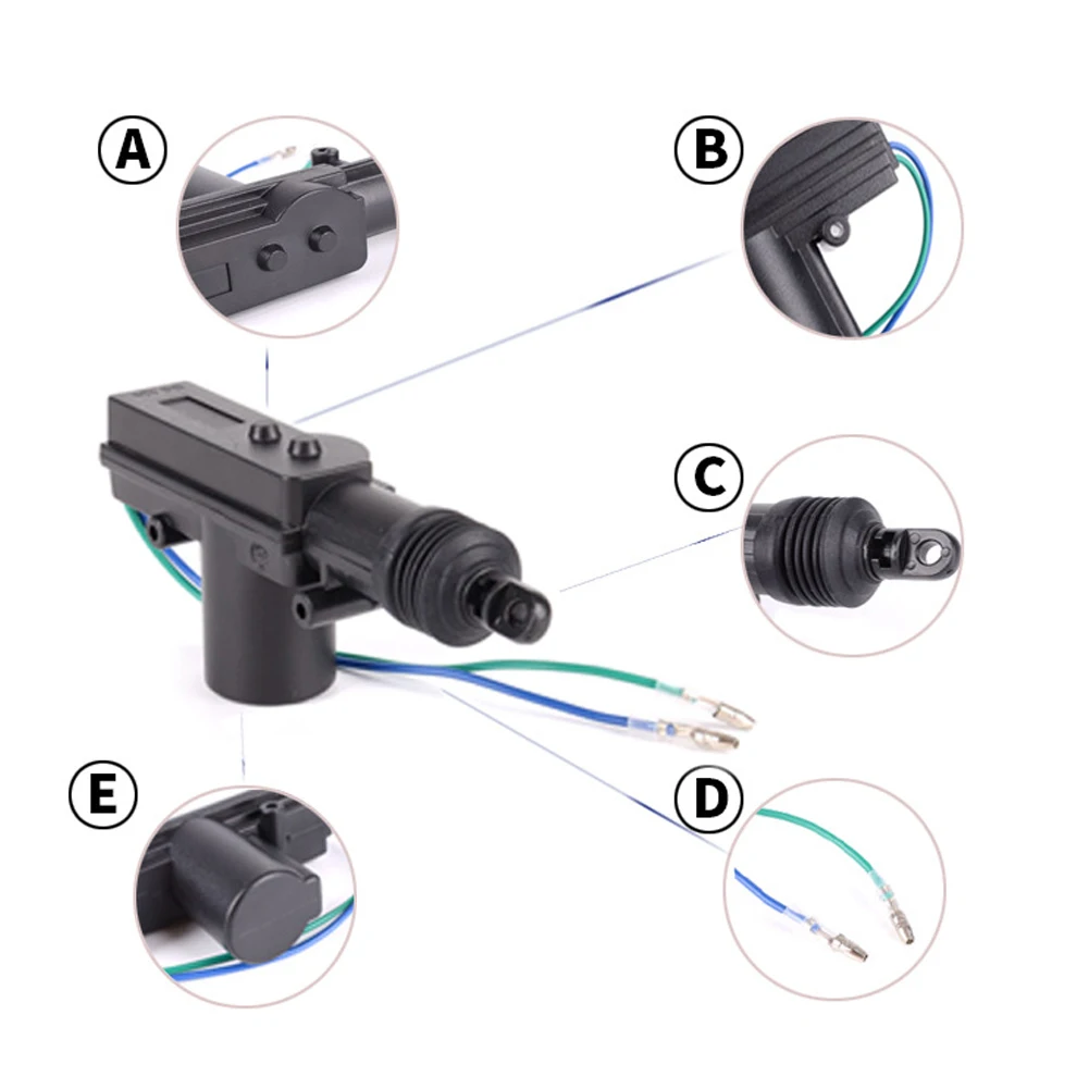 2 провода DC 12 В двери двигателя Slave Электромагнит исполнительного механизма Центральный замок двигателя автосигнализации системы Центральный замок инструменты