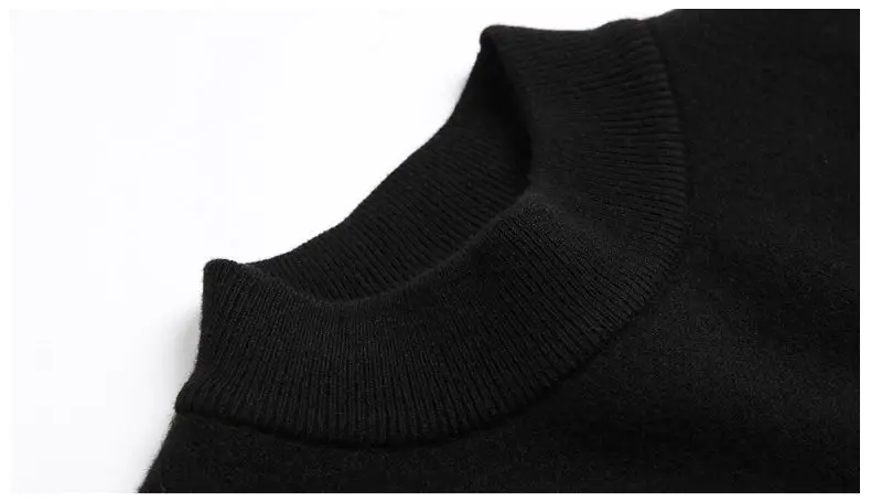 100% Wool sweater men turtleneck striped pure woolen mens sweaters male pullover autumn winter knitwear Brand Muls M-4XL 3126-05
