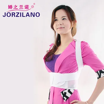 

2016 Hot sale White students Women Men Posture Correction Waist Shoulder Chest Back Support Brace Belt