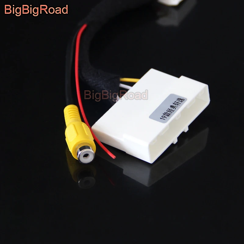 BigBigRoad Car Rear View Parking Camera Adapter Connector Wire 40 pins For Nissan Sylphy 2019