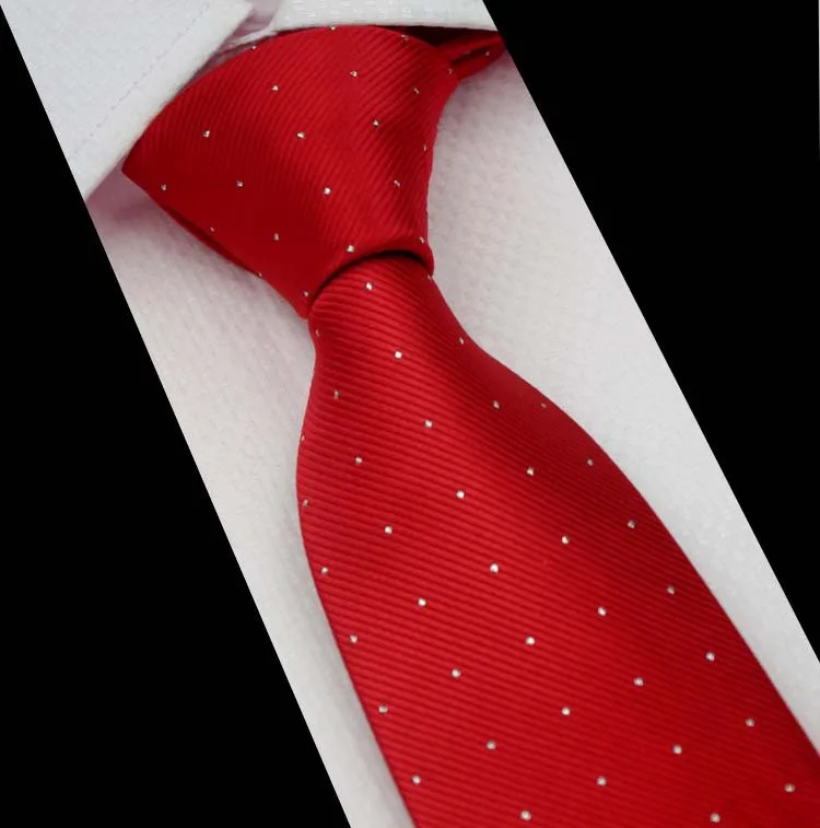 Mantieqingway, деловые галстуки для мужчин, в горошек, галстуки, винтажные, в полоску, на шею, галстуки, полиэстер, 7 см, Gravata, свадебные, Corbatas, вечерние, подарки - Цвет: 12