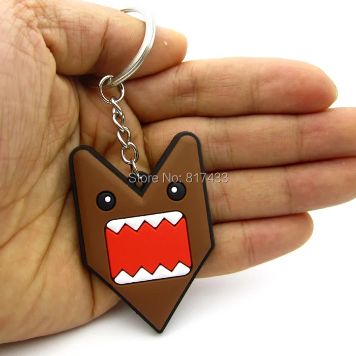 20 шт. мягкие резиновые JDM; японский игрушка domo kun domokun domo-kun leaf wakaba брелок для ключей