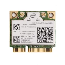 Беспроводной адаптер карта для Intel 2230 2230 bnhmw 300 Мбит/с Wi-Fi Bluetooth 4,0 Mini PCI-E WLan Card беспроводная сетевая карта 04W3765 для IBM lenovo thinkpad
