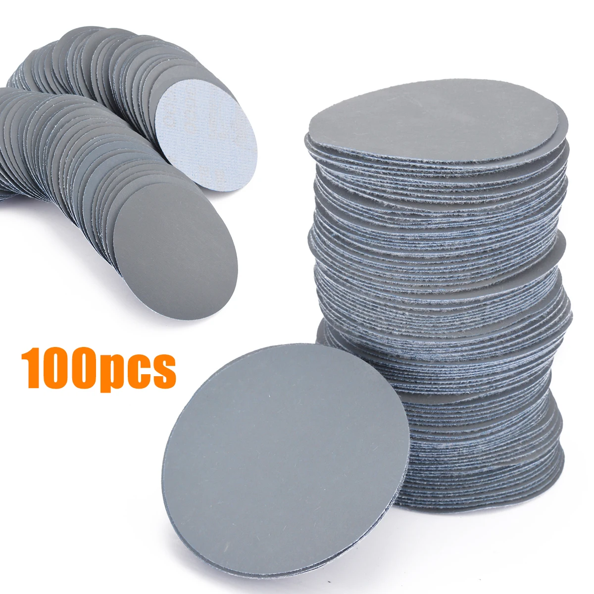 100pcs 3inch 3'' 75mm 3000Grit Sander Discs Sanding Polishing Pads