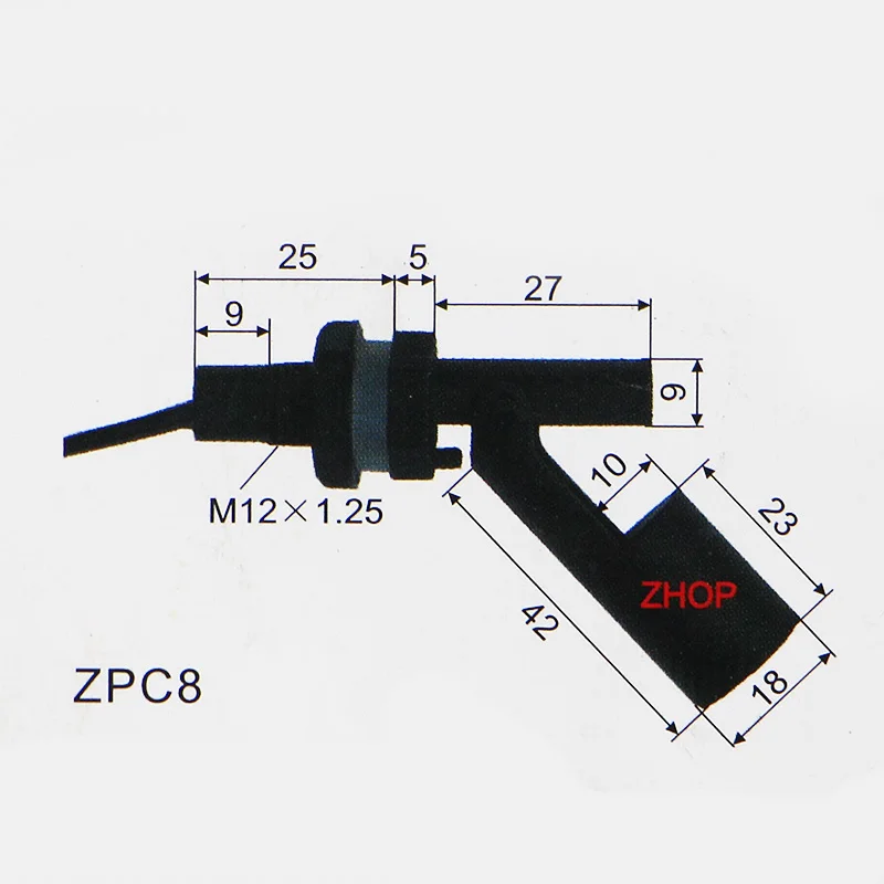 5 шт. ZPC8 100 в 220 В датчик уровня жидкости поплавок воды Боковое крепление Поплавковый выключатель безопасный